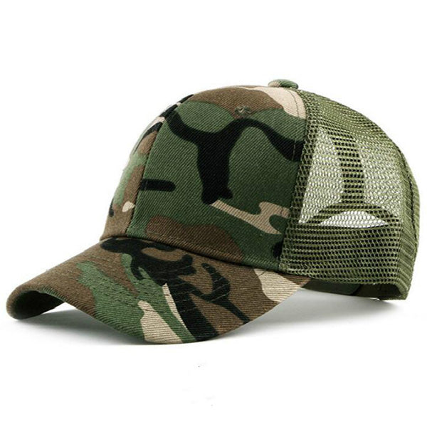 Green Camouflage Trucker Cap