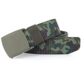 Men's Green Camouflage Military Belt