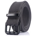 Men's Grey Fabric Military Belt