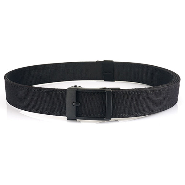 Black Nylon Tactical Belt with Quick-Release Buckle