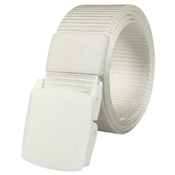 White Military Belt