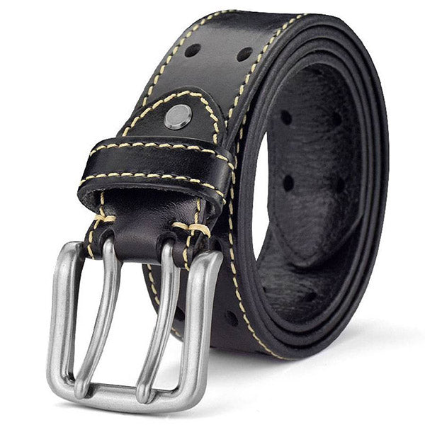 Leather Military Belt