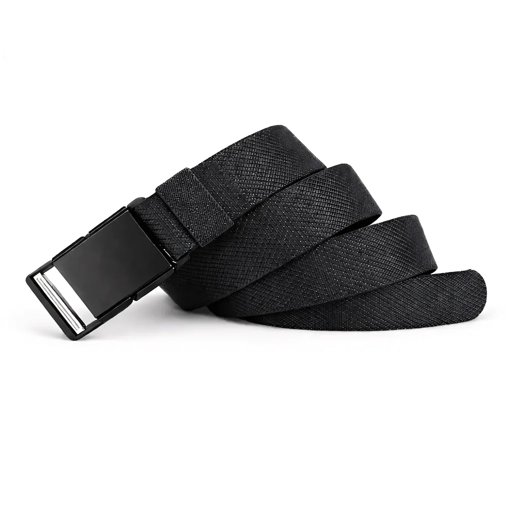 Black Quick-Release Tactical Web Belt with Pouch Set