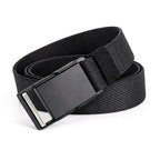 Black nylon military belt