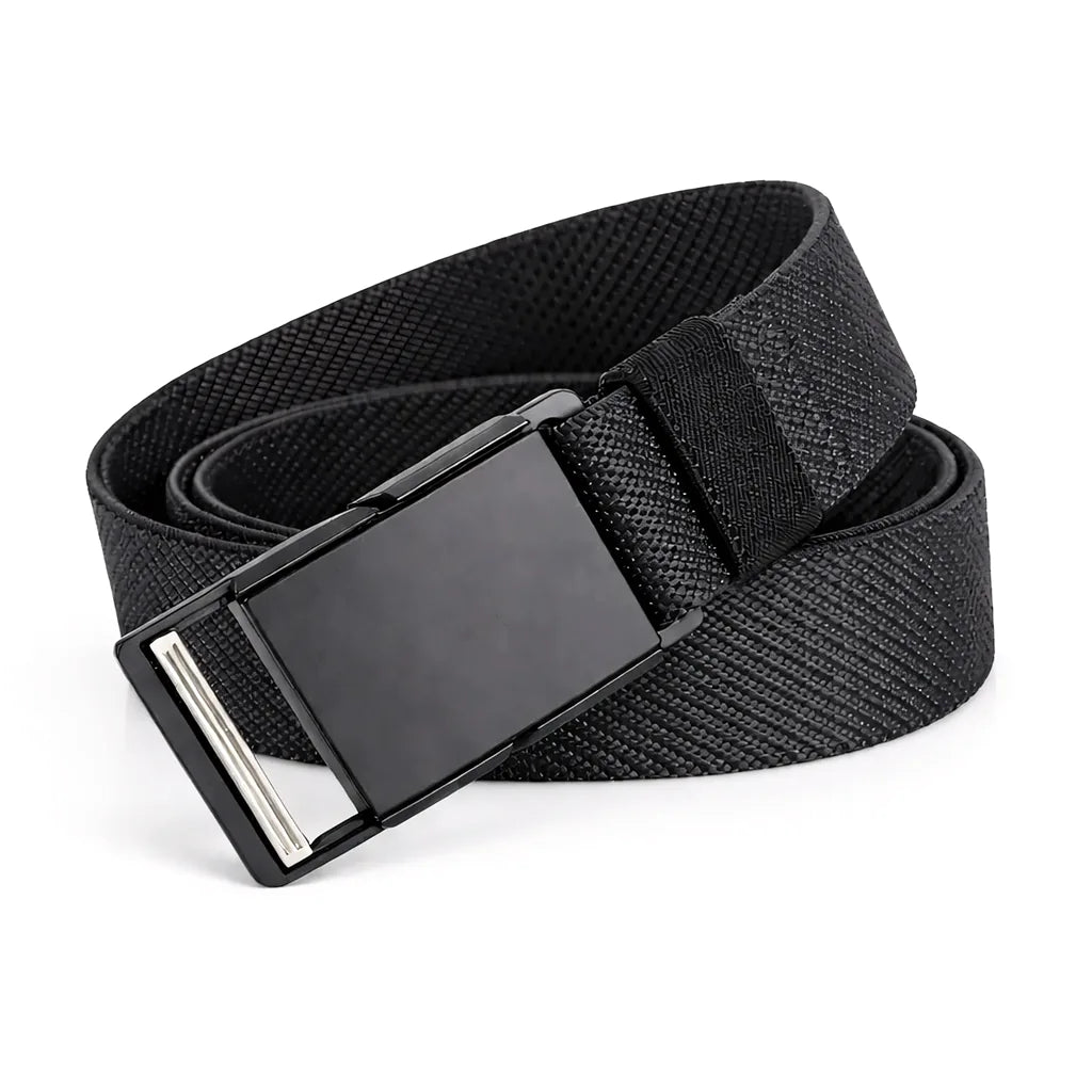 Black nylon military belt