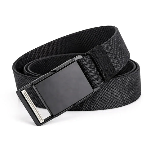 Black nylon military belt