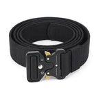 Black Nylon Tactical Belt with Quick-Release Buckle