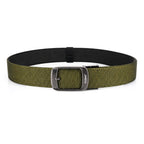 Men's Reversible Olive Green Web Belt