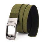 Men's Reversible Olive Green Web Belt