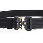 Black Quick-Release Tactical Webbing Belt