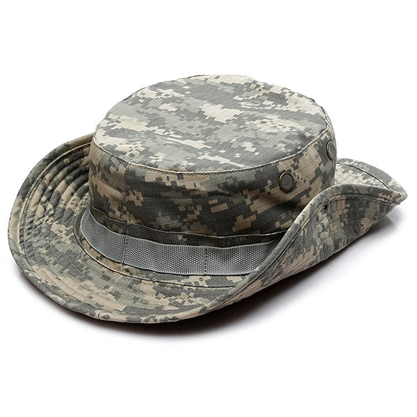 Outdoor Digital Camo Wide Brim Boonie Hat