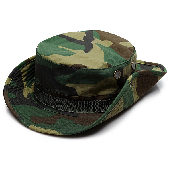 Outdoor Camouflage Boonie Hat with Snaps