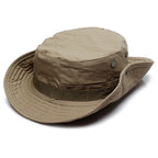 Tan Wide Brim Boonie Hat for Sun Protection