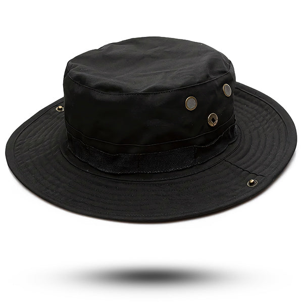 Black Military Hat
