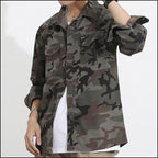 Men's Camouflage Utility Shirt Jacket