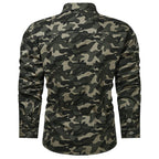 Men's Outdoor Utility Long-Sleeve Camouflage Shirt