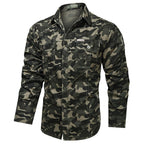 Men's Camouflage Military Shirt