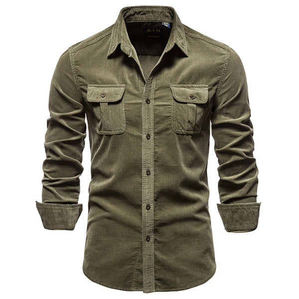 Men's military cotton shirt