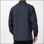 Men's Navy Blue Long Sleeve Utility Shirt