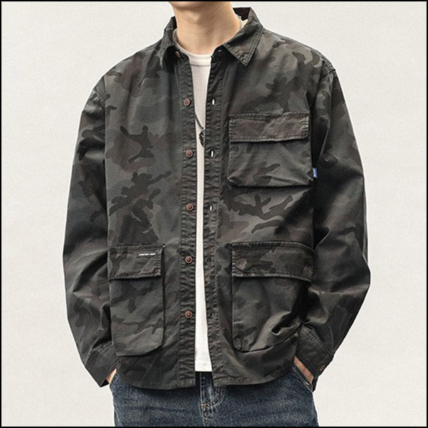 Outdoor Printed Military Shirt