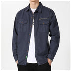 Navy Blue Military Shirt