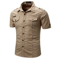 Men's Short Sleeve Military Shirt