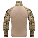 Multicam Khaki Quarter-Zip Combat Shirt