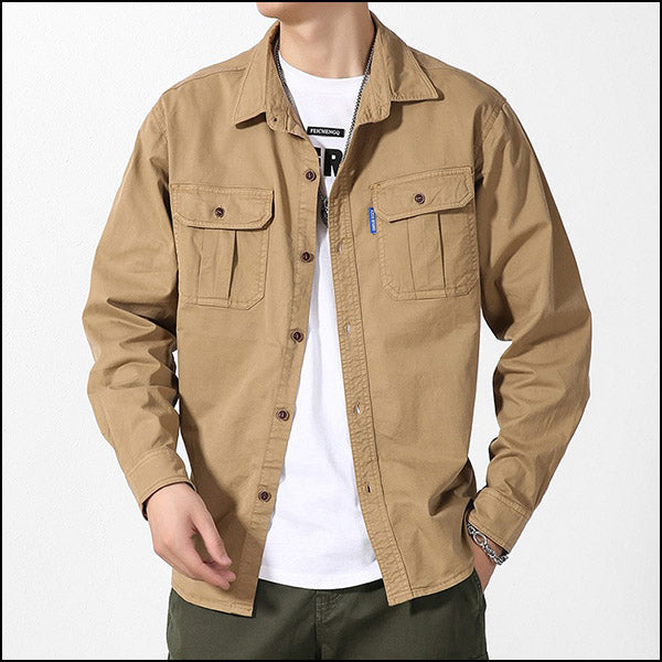 Khaki Military Shirt
