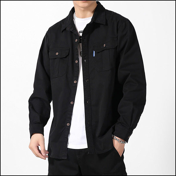 Black Military Shirt