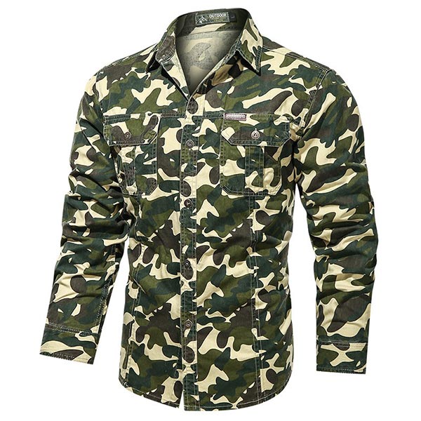 Men's Military Camouflage Shirt