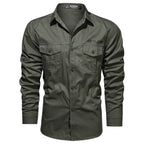 Men's Olive Green 'OFF ROAD' Utility Shirt