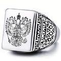 Russian Military Ring with Coat of Arms