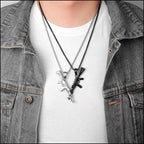 AK-47 Gun Pendant Necklace in Silver or Gold Tone