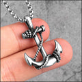 Naval Anchor Military Necklace