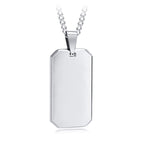 Military Steel Dog Tag Collar