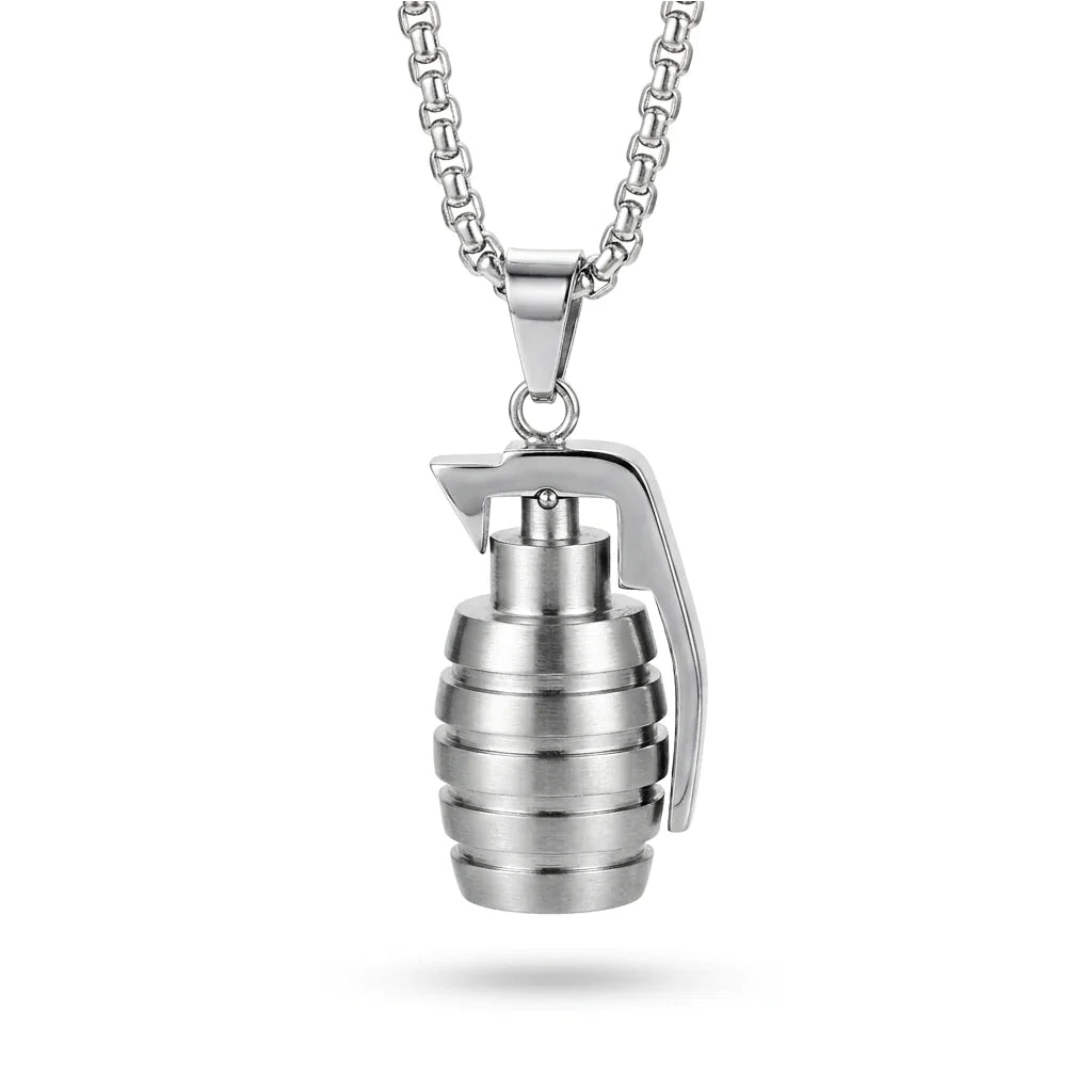 Military Grenade Necklace