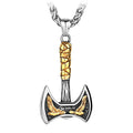Viking Axe Military Necklace
