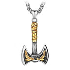 Viking Axe Military Necklace