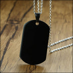 Military dog ​​tag collar