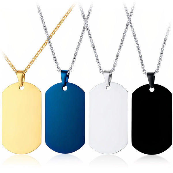 Military Dog Tag Collar