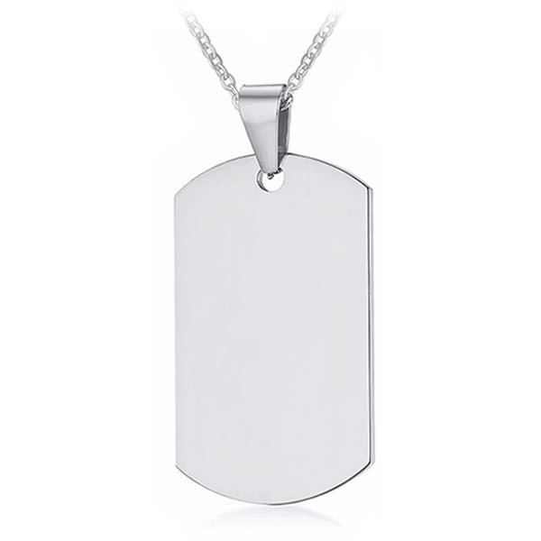 Military Collar with Silver Plate