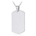 Military Collar with Silver Plate