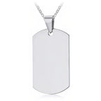 Military Collar with Silver Plate