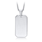 Men's Military Dog Tag Collar