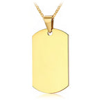 Military Collar with Gold Plate