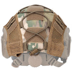 Multicam Tactical Helmet Cover with Mesh