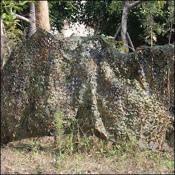 Woodland Cut-Out Camouflage Netting