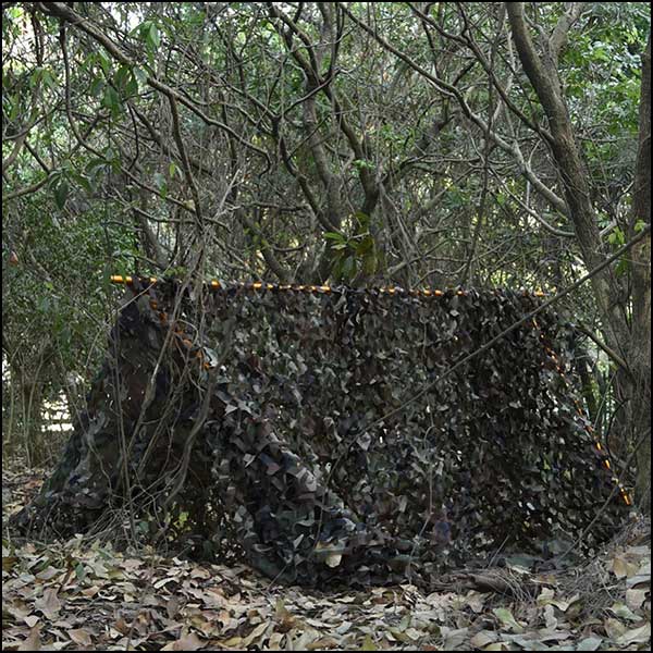 Outdoor Cutout Woodland Camouflage Net