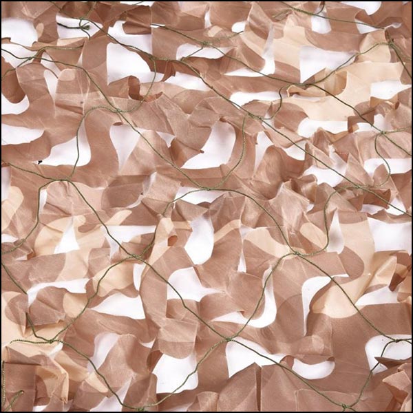 Desert Brown Leaf-Cut Camouflage Net