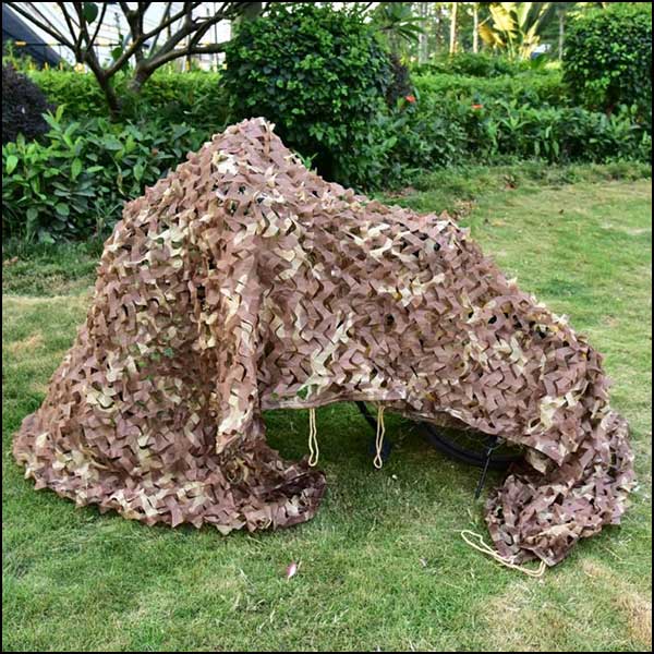 Desert Brown Leaf-Cut Camouflage Net